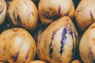 Close-up of fruits for sale at market stall