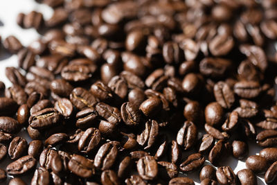 Close-up of coffee beans