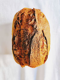 High angle view of bread on table