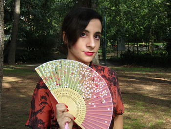 Portrait of woman smiling