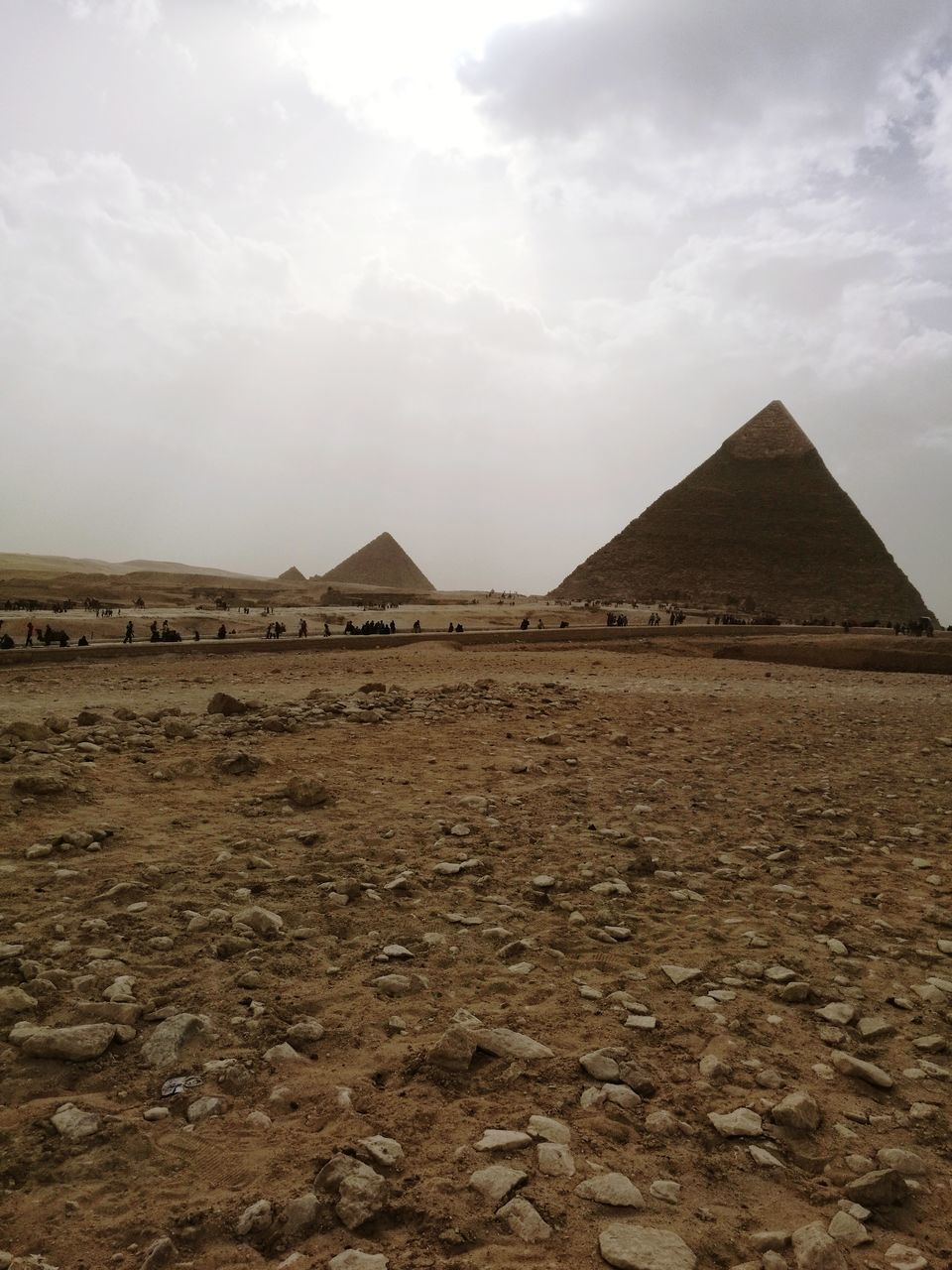 architecture, desert, sky, pyramid, built structure, building exterior, landscape, travel destinations, nature, outdoors, day, no people, arid climate, ancient civilization