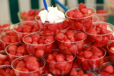 Close-up of fruits in container