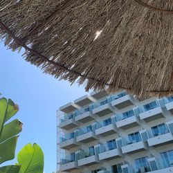 Low angle view of building against sky