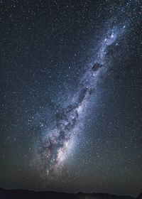 Scenic view of star field at night