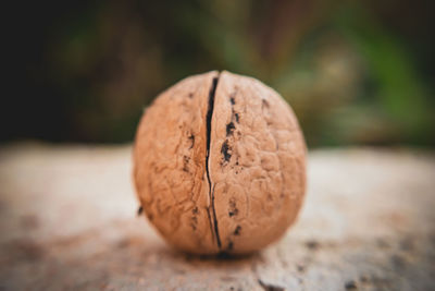 Close-up of apple on table