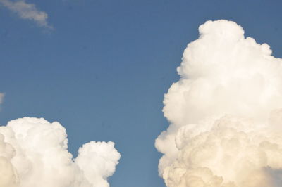 Low angle view of clouds in sky