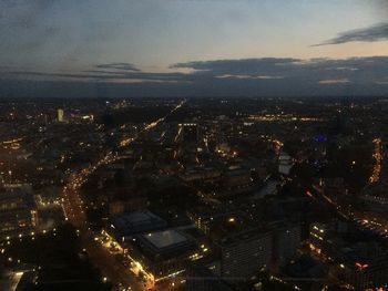 Aerial view of cityscape