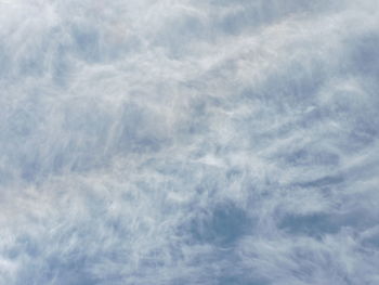 Low angle view of clouds in sky