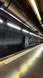 View of subway station