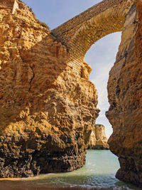 Rock formations in sea