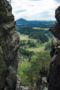 Scenic view of landscape against sky