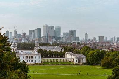 View of cityscape against sky