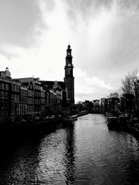 View of buildings in city against sky