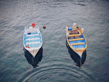 Two fisher boats in malta