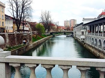 Canal along buildings