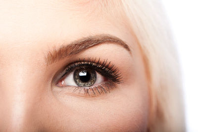 Cropped image of woman eye