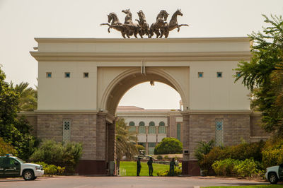 View of historical building