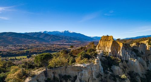 Panoramic view of landscape against sky