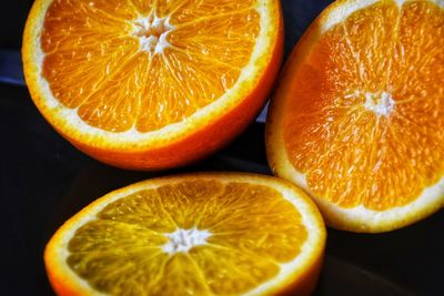 Close-up of orange slices