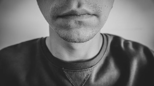 Close-up portrait of young man