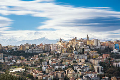 Aerial view of a city