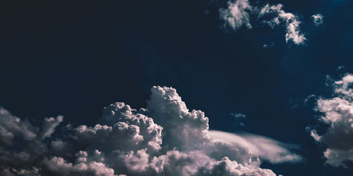 Low angle view of cloudscape against sky