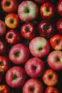 Full frame shot of apples