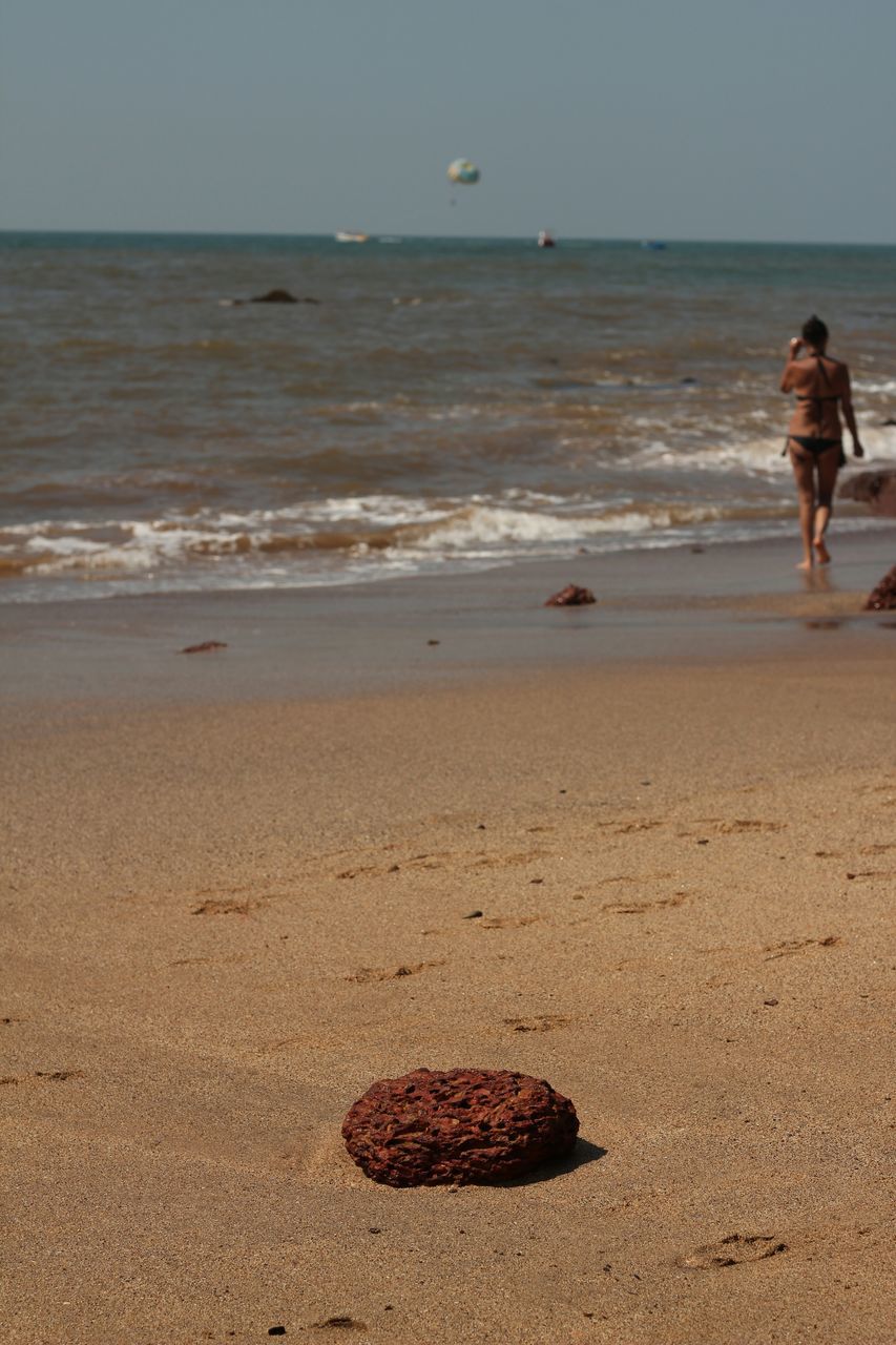 FULL LENGTH OF MAN ON BEACH