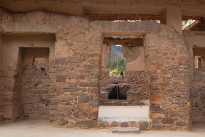 Entrance of old building