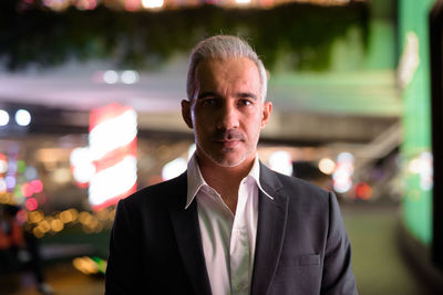 Portrait of a man in sunlight