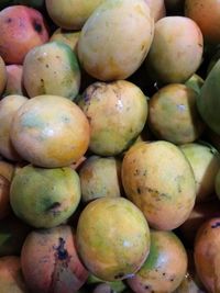 Full frame shot of fruits for sale at market stall