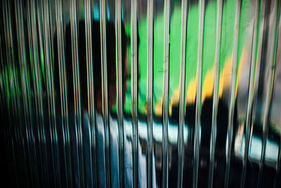 Full frame shot of multi colored metal