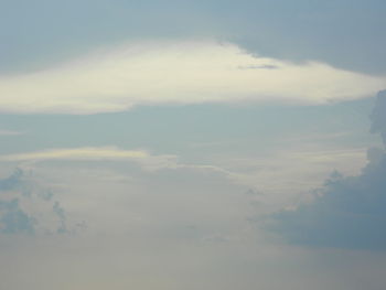 Low angle view of clouds in sky