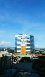 View of city against clear sky