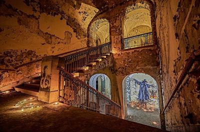 Interior of old building