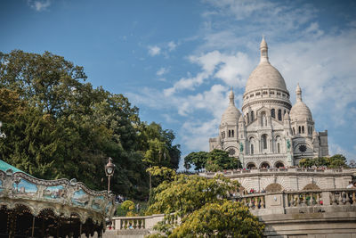 View of cathedral against cloudy sky