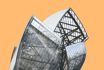 Close-up of built structure against sky