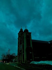 Low angle view of historical building against sky