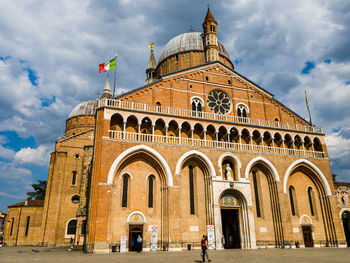 Low angle view of historical building against sky