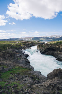 Scenic view of landscape against sky