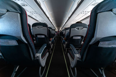 Interior of train