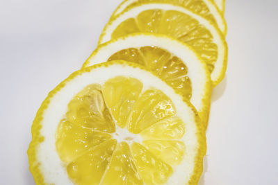 Close-up of lemon slice