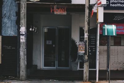 Exterior of hotel