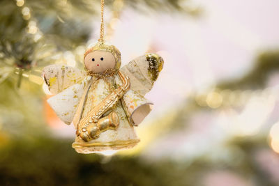 Close-up of christmas decoration