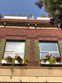 Low angle view of building against sky