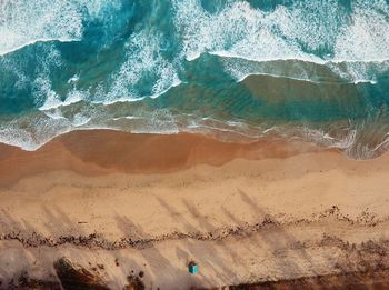 Aerial view of a desert