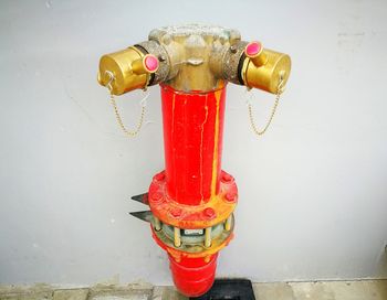 Close-up of fire hydrant