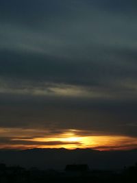 Scenic view of sky during sunset