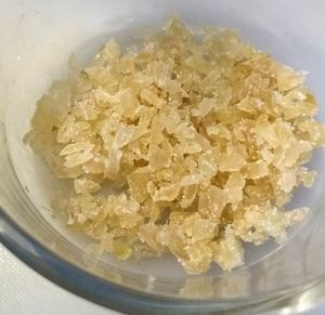 High angle view of food in bowl on table