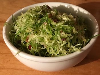 Close-up of salad in plate